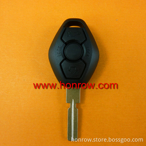 High quality BM 3 button remote key with 433Mhz hu58 blade 7935 transponder chip bm e46 key car key bm